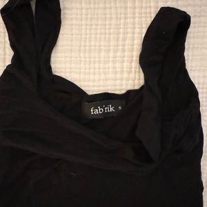 Fabrik Cropped black tank